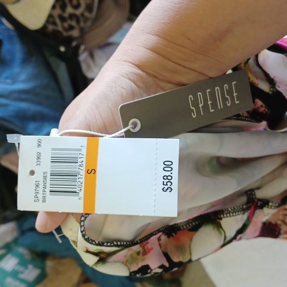 Spense pansy floral pencil skirt Size S, side zip, nwt - Picture 4 of 6